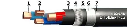 Кабель ВПбШвнг-LS 5х16