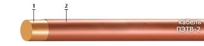 Кабель ПЭТВ-2 0,3